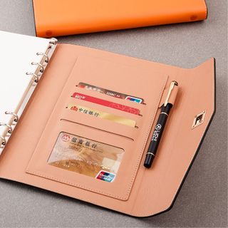 Combo Sổ tay da , bút , USB in logo theo yêu cầu