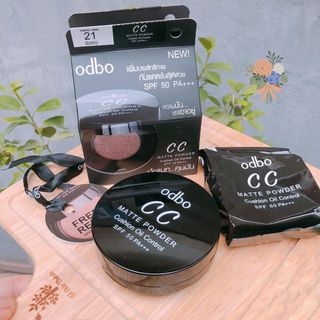Phấn Nước Thái Lan ODBO CC Oil Control kiềm dầu, sỉ 145k/hộp kèm lõi ReFill