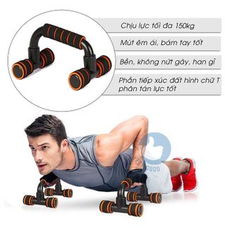 SP017-Dụng Cụ Tập Hít Đất Chống Đẩy Chân Thẳng Tập Ngực Vai Bụng Push Up, Dụng Cụ Tập Gym Thể Hình Tại Nhà Nam