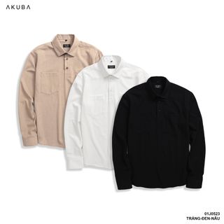 ÁO SƠ MI TAY DÀI AKUBA 01J0523
