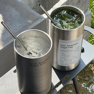 Cốc giữ nhiệt 450ml Ly giữ nhiệt Bình nước có ống hút đựng coffee trà chất liệu inox304 an toàn chống đổ tiện lợi