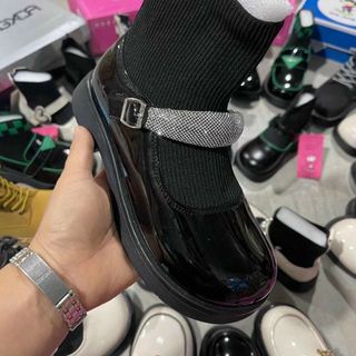 Giày boots trẻ em da mềm êm chân K485