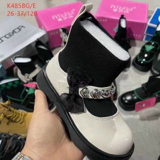 Giày boots trẻ em da mềm êm chân K485