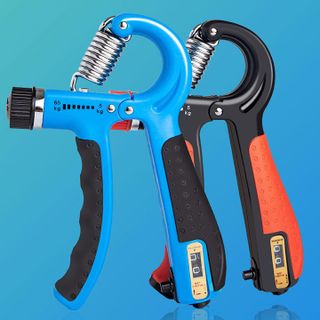 Kìm bóp tay kiềm tập lực tay đếm số chữ A dụng cụ tập gym có lò xo điều chỉnh lực 5 - 60kg tập cơ ngón tay hiệu quả