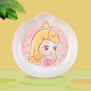 Đĩa Melamine chịu nhiệt có miệng rót in hình Disney