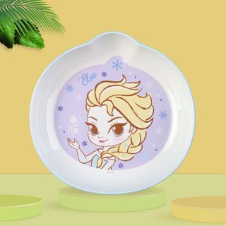 Đĩa Melamine chịu nhiệt có miệng rót in hình Disney