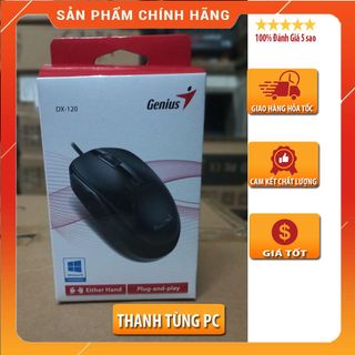 Chuột máy tính có dây Genius DX-120 Đen CH