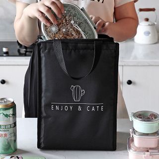 Túi đựng cơm giữ nhiệt size lớn túi vải giữ nhiệt chống thấm mang đựng hộp cơm văn phòng đồ dùng tiện ích có khóa