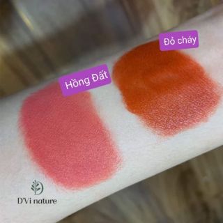 Son Thảo Dược có 4 màu đỏ cam, hồng đất, đỏ cháy, đỏ đất. Inbox màu
