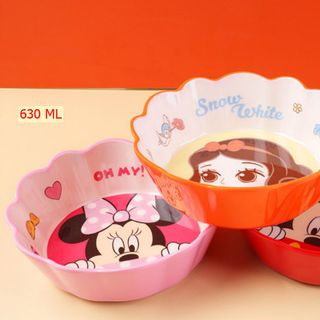 Tô Melamine viền biên chịu nhiệt in hoạt hình Disney
