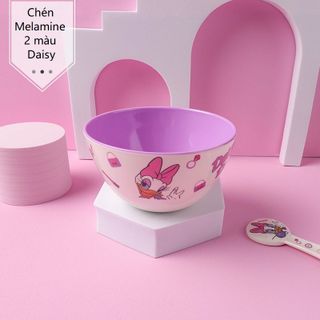 Chén Melamine 2 màu chịu nhiệt in hình hoạt hình Disney