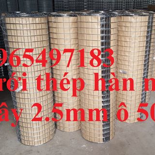 Lưới thép hàn mạ kẽm dây 2.5mm ô 50x50. Hàng sẵn kho Hà Nội