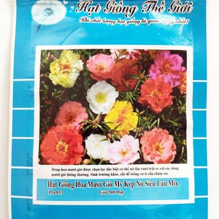 Hạt giống hoa mười giờ mỹ kép nở siêu lâu mix Por013