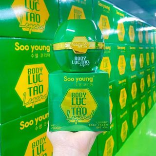 Kem Body Lục Tảo Soo Young Legend Mẫu Mới Tặng Kèm Kích Trắng