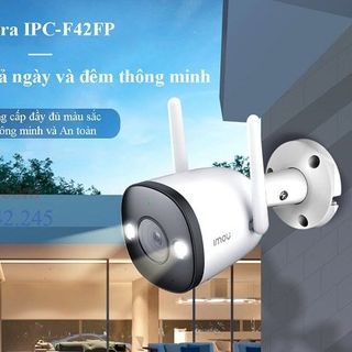 Camera IP IMOU Bullet 2E ngoài trời IPC-F42FP-D 4MP 4K (Có Mic, Led, Full Color)