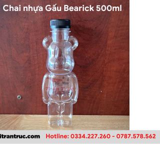 Chai Nhựa Gấu Bearick 500ml giá sỉ