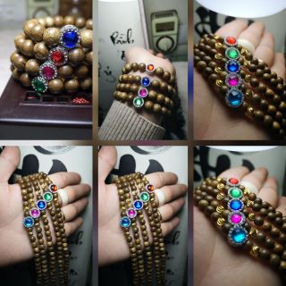 Vòng trầm hương mix chamr giá rẻ