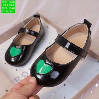 Giày búp bê trẻ em da mềm họa tiết ngôi sao F077