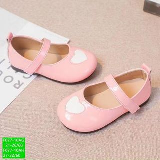 Giày búp bê trẻ em da mềm họa tiết ngôi sao F077