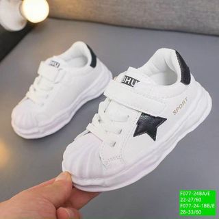 Giày thể thao trẻ em chất da mềm ngôi sao F077