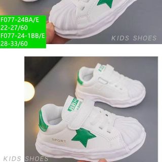 Giày thể thao trẻ em chất da mềm ngôi sao F077