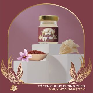 Tổ yến chưng đường phèn Nhụy hoa nghệ tây - Tiến Phương JSC (70 ml/hũ)