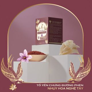 Tổ yến chưng đường phèn Nhụy hoa nghệ tây - Tiến Phương JSC (70 ml/hũ)