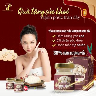 Tổ yến chưng đường phèn Nhụy hoa nghệ tây - Tiến Phương JSC (70 ml/hũ)