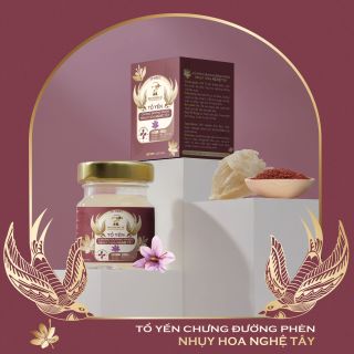 Tổ yến chưng đường phèn Nhụy hoa nghệ tây - Tiến Phương JSC (70 ml/hũ)