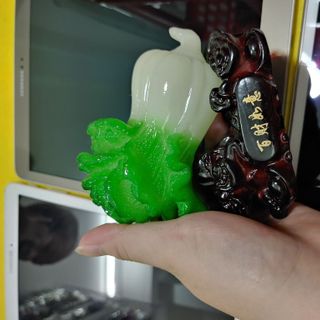 Bắp cải phong thủy. Đế gỗ