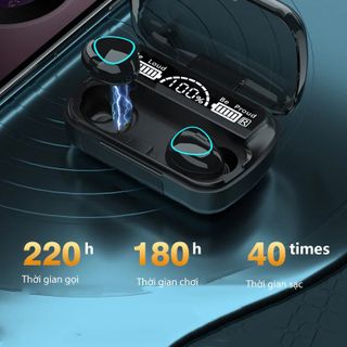 Tai Nghe Bluetooth M10 Pro Tai Nghe Không Dây M10 Bản Nâng Cấp