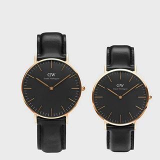 ĐỒNG HỒ D W CLASSIC BLACK COUPLE CAO CẤP