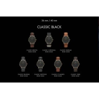 ĐỒNG HỒ D W CLASSIC BLACK COUPLE CAO CẤP