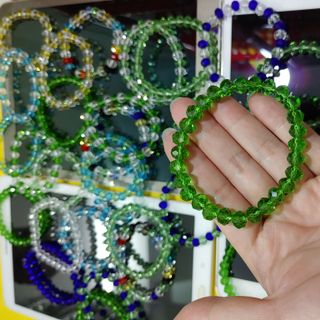 Chuỗi pha lê đeo tay phong thủy lắp lánh xinh