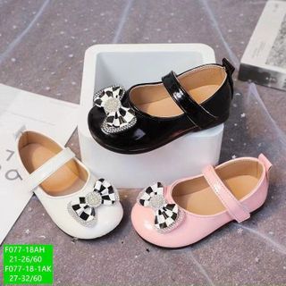 Giày búp bê trẻ em đính nơ xinh xắn F077