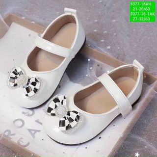 Giày búp bê trẻ em đính nơ xinh xắn F077