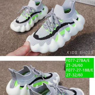 Giày trẻ em chất vải dệt kiểu đế núi lửa F077