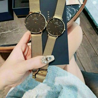 ĐỒNG HỒ D W PETITE DÂY LƯỚI COUPLE CAO CẤP