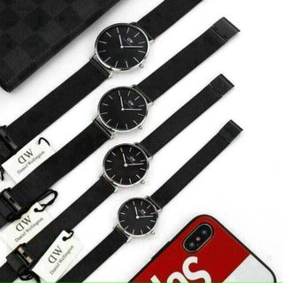 ĐỒNG HỒ D W PETITE DÂY LƯỚI COUPLE CAO CẤP