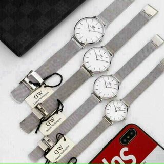 ĐỒNG HỒ D W PETITE DÂY LƯỚI COUPLE CAO CẤP