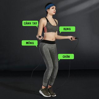 SP015 - DÂY NHẢY THỂ DỤC LỖI THÉP 2,7M KHÔNG TẠ