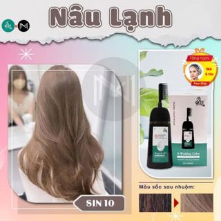 Dầu gội đổi màu tóc Sin Hair 500ml màu Nâu Lạnh giá sỉ