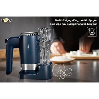 Máy Đánh Trứng Kem Cầm Tay Mini Bear với chức năng trộn bột nhào bột nhồi Bột DDQ-B02L1 - Hàng Chính Hãng - BH 12 tháng