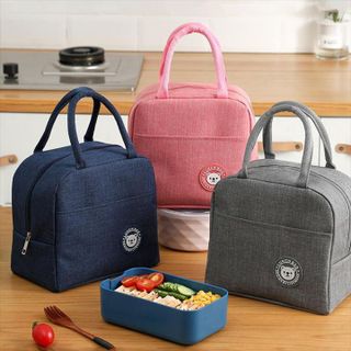 HL001-Túi đựng cơm giữ nhiệt văn phòng CSHome Túi giữ nhiệt đựng hộp cơm đồ ăn trưa khóa kéo 3 lớp giữ nhiệt cao cấp xuất Nhật