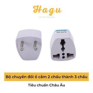 Ổ cắm chuyển đổi 3 chấu thành 2 chấu Ô01