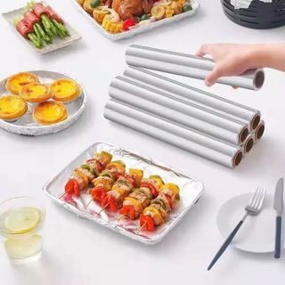 Bán buôn cuộn giấy bạc nướng nhôm dùng cho nhà hàng, bếp ăn Uni Warp 200m