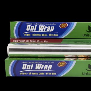 Bán buôn cuộn giấy bạc nướng nhôm dùng cho nhà hàng, bếp ăn Uni Warp 200m