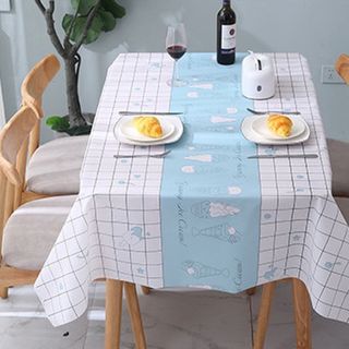 Khăn Trải Bàn Nhựa PVC 137cm*180cm- mới