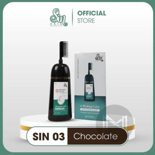 Dầu Gội Đổi Màu Tóc Sin Hair 500ml Màu Socola Đẹp Tự Nhiên Thời Thượng
