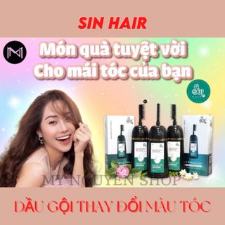 Dầu Gội Đổi Màu Tóc Sin Hair 500ml Màu Socola Đẹp Tự Nhiên Thời Thượng